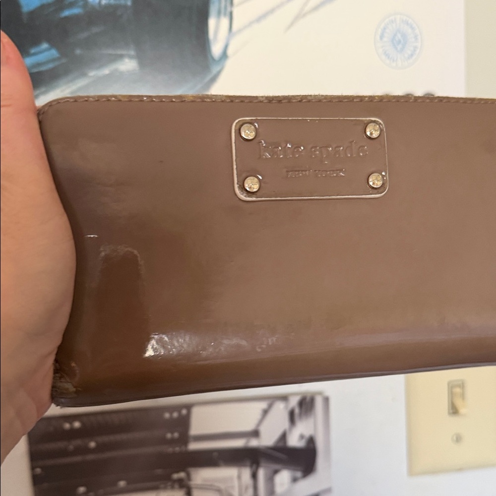 kate spade Brown Patent Leather Wallet